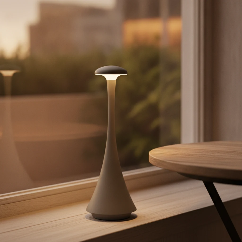Mini lampe champignon sans fil rechargeable, nomade dôme terrasse — LUMZA