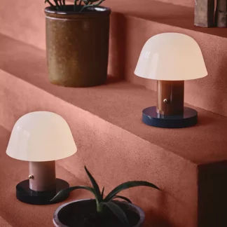 Lampe sans fil LUMZA — champignon · rechargeable design